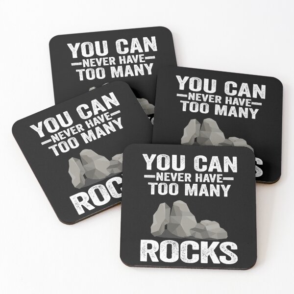 Item preview, You Can Never Have Too Many Rocks Collector Fossil Geologist designed and sold by Stronzi.