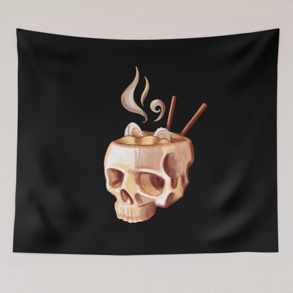 Item preview, Kawaii Japanese Anime Skeleton Ramen designed and sold by arndesign.