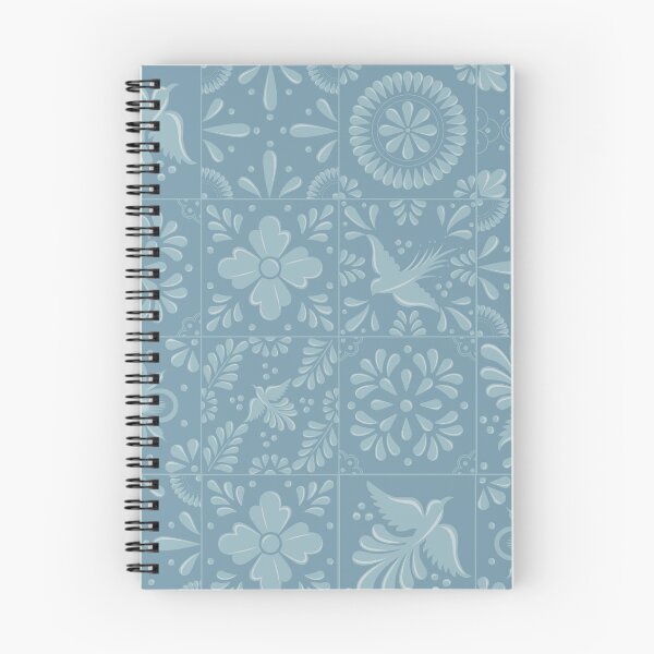 Item preview, Blue Pastel Talavera Tile Pattern by Akbaly designed and sold by Akbaly.