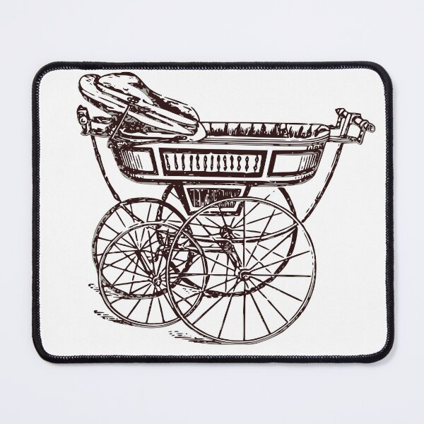 Item preview, baby buggy stroller pram perambulator vintage antique designed and sold by MiraNomegusta.