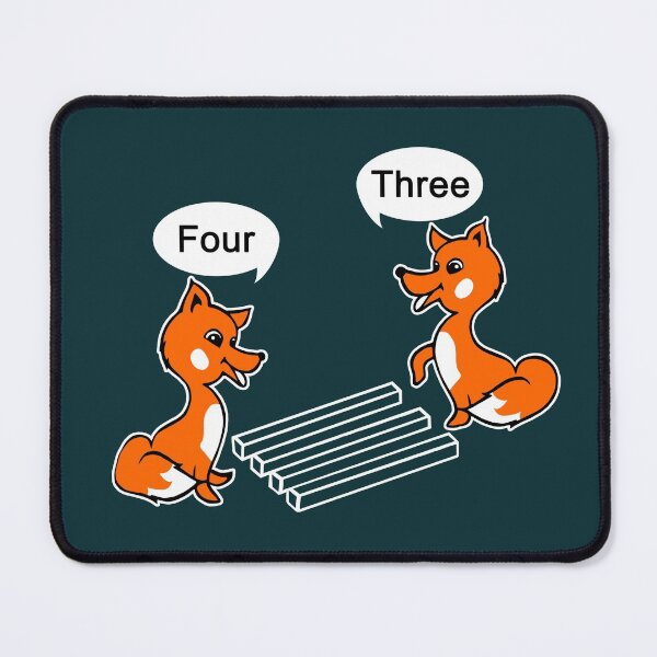 Item preview, Fox Optical illusion Trick Fun Design designed and sold by ironydesigns.