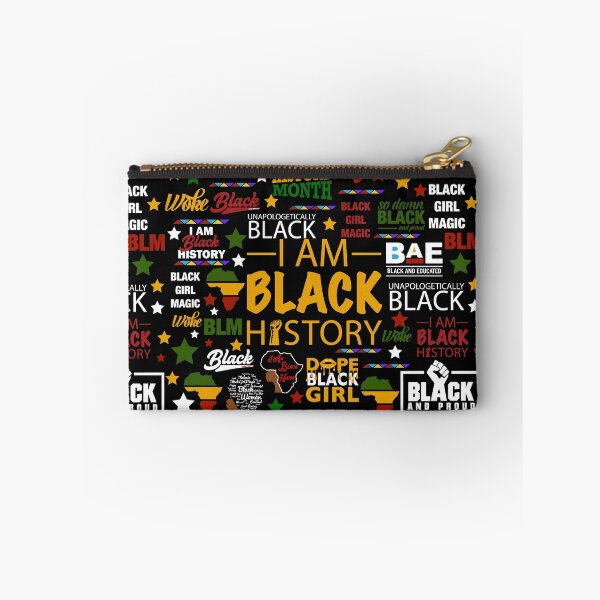 Item preview, I Am Black History Month Quotes Pattern designed and sold by blackartmatters.