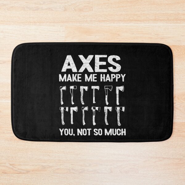 Item preview, Axes Make Me Happy Axe Throwing Gift Funny Quotes designed and sold by Stronzi.