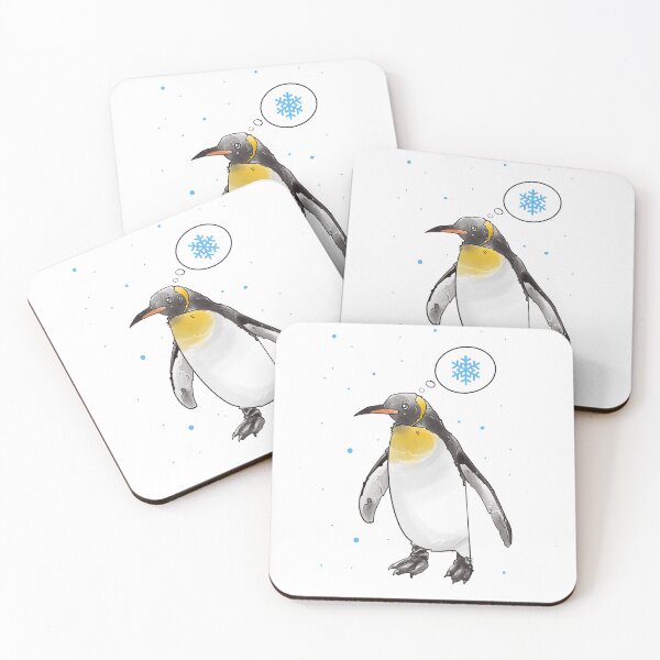 Item preview, Emperor penguin in snow designed and sold by weilertsen.