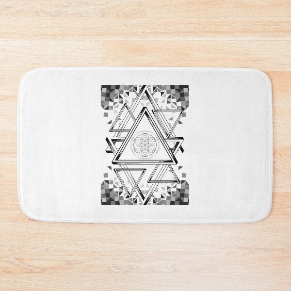 Item preview, Geometric composition entitled Hexagons - Abstract arts, geometric designs and graphic constructions designed and sold by AdvanceDesign.