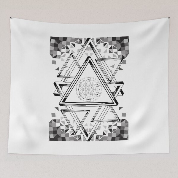 Item preview, Geometric composition entitled Hexagons - Abstract arts, geometric designs and graphic constructions designed and sold by AdvanceDesign.