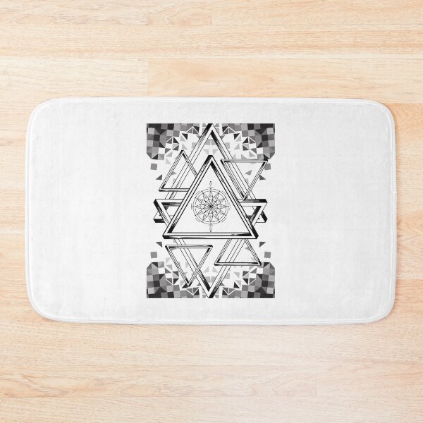 Item preview, Geometric composition entitled Compass - Abstract arts, geometric designs and graphic constructions designed and sold by AdvanceDesign.