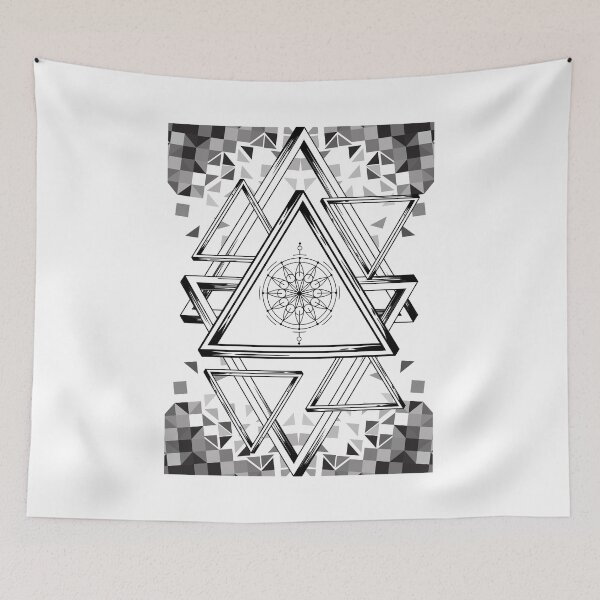Item preview, Geometric composition entitled Compass - Abstract arts, geometric designs and graphic constructions designed and sold by AdvanceDesign.