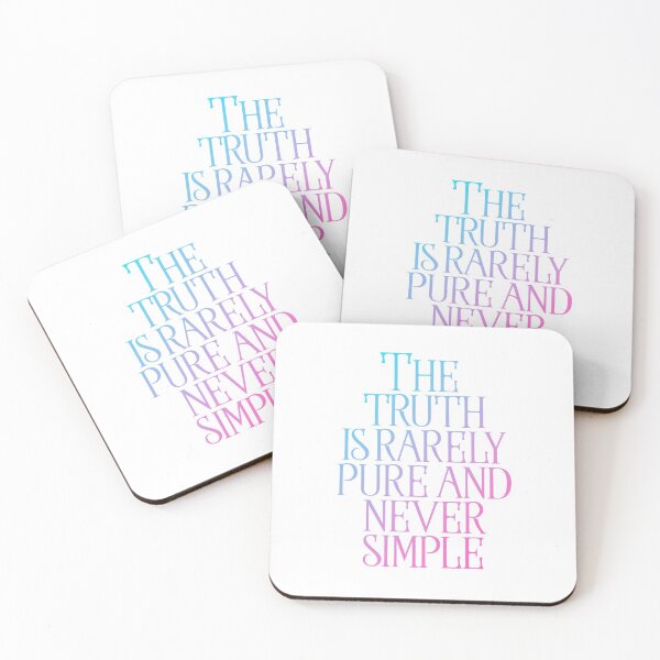 Item preview, The truth is rarely pure and never simple designed and sold by rissidesigns.