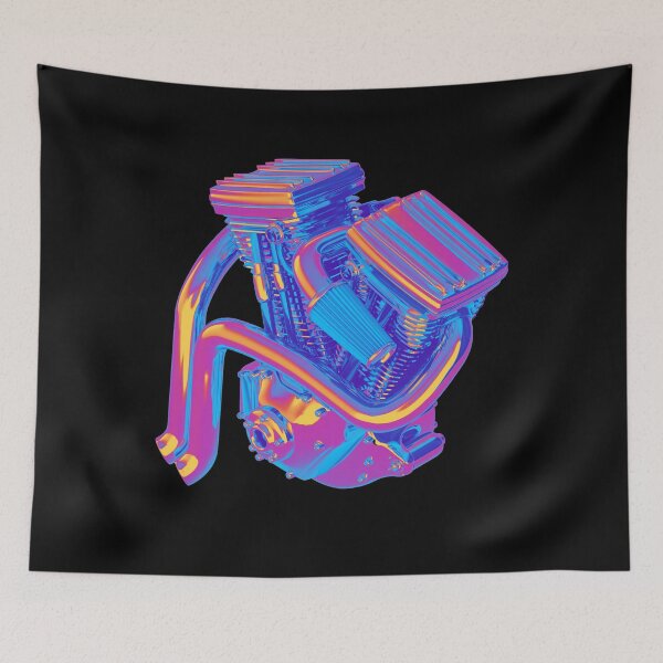 Item preview, V Twin - motorcycle lifestyle cool  designed and sold by Hanger52.