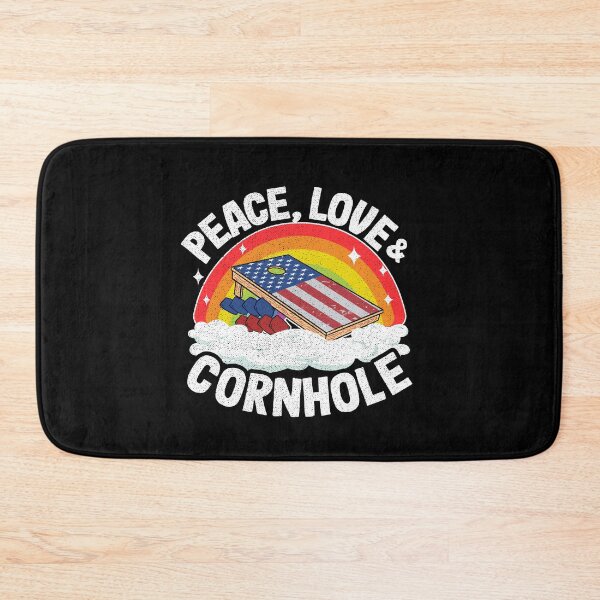 Item preview, Corn Hole Retro Sunset American Flag Peace, Love & Cornhole designed and sold by Stronzi.