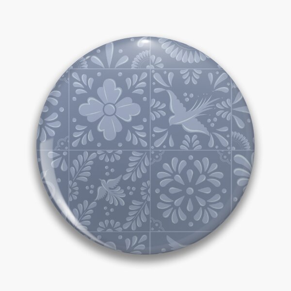 Item preview, Mexican Elegant Blue Pastel Talavera Tile Pattern by Akbaly designed and sold by Akbaly.