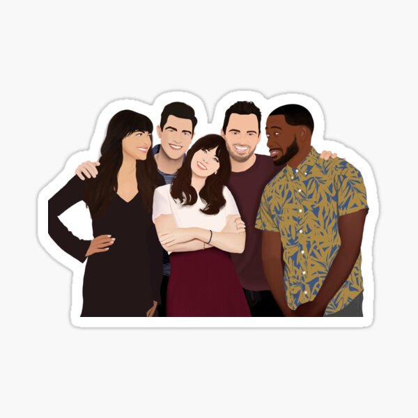 New Girl Sticker For Sale By Liz152 Redbubble