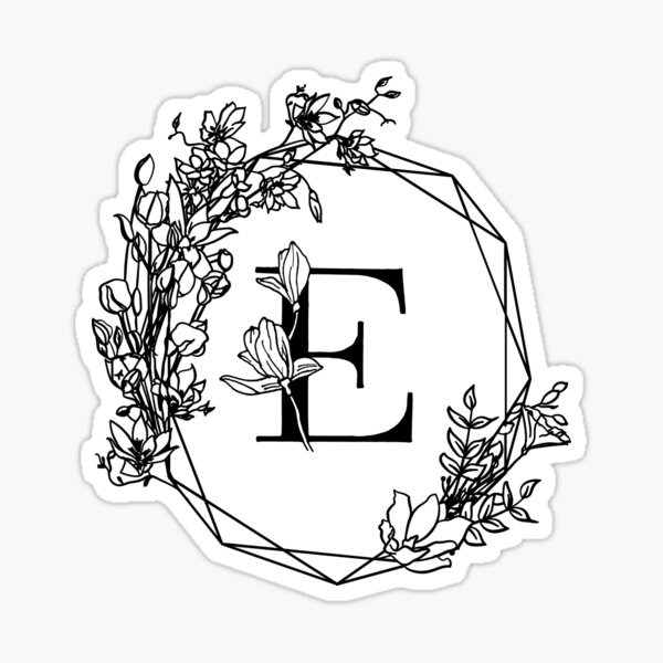 Floral Logo, Floral Letters, Floral SVG, Floral Monogram, Floral