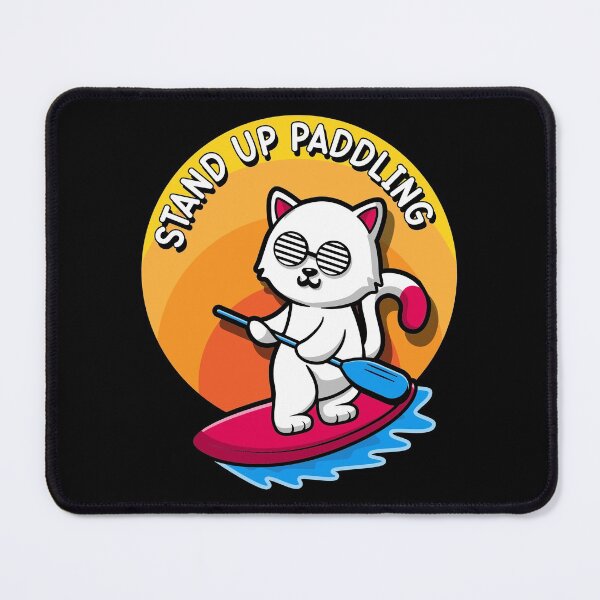 Item preview, Stand up paddling cat sunglasses SUP designed and sold by Milena-.