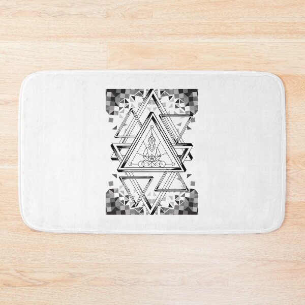 Item preview, Geometric composition entitled Buddha - Abstract arts, geometric designs and graphic constructions designed and sold by AdvanceDesign.