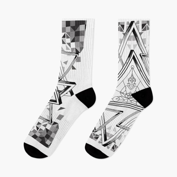 Item preview, Geometric composition entitled Buddha - Abstract arts, geometric designs and graphic constructions designed and sold by AdvanceDesign.