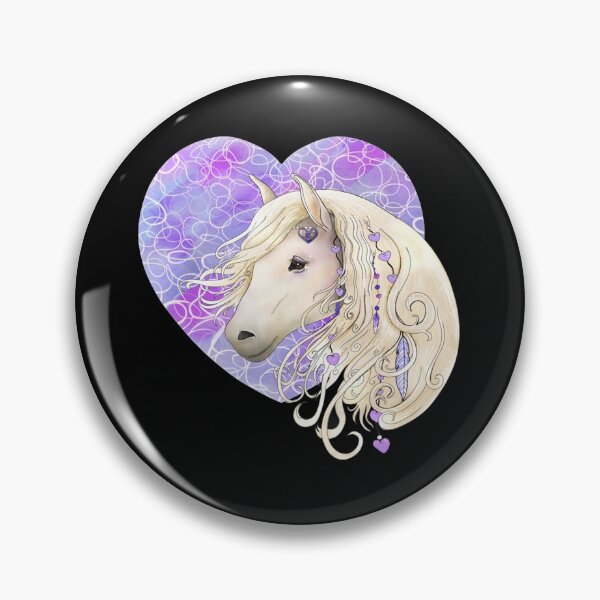 Item preview, Violet Feather Mane Horse   designed and sold by ALLISONBOUTIQUE.