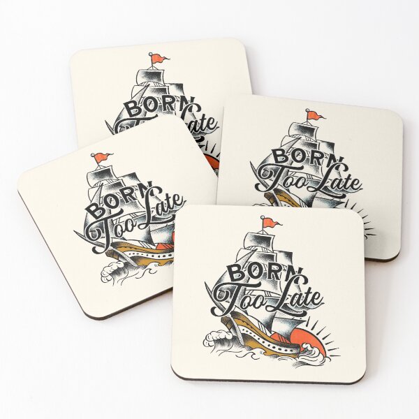 Item preview, Born Too Late: Vintage Nautical Sailing Art designed and sold by The Whiskey Ginger Design Shop.