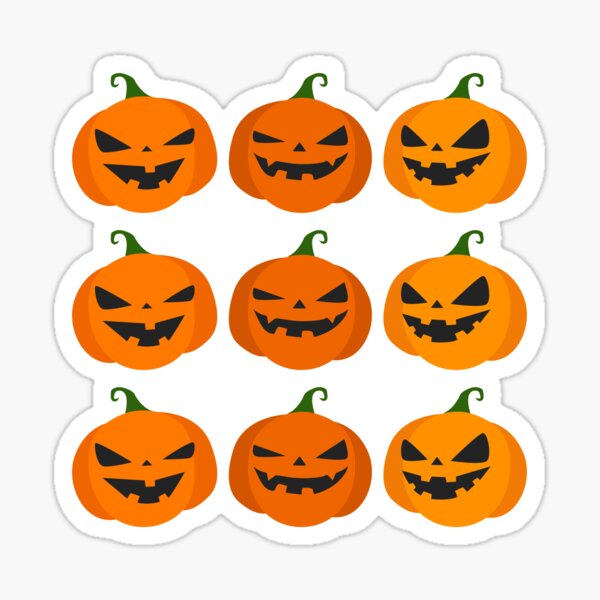 Item preview, Horrible Pumpkin Faces designed and sold by P2CPOD.