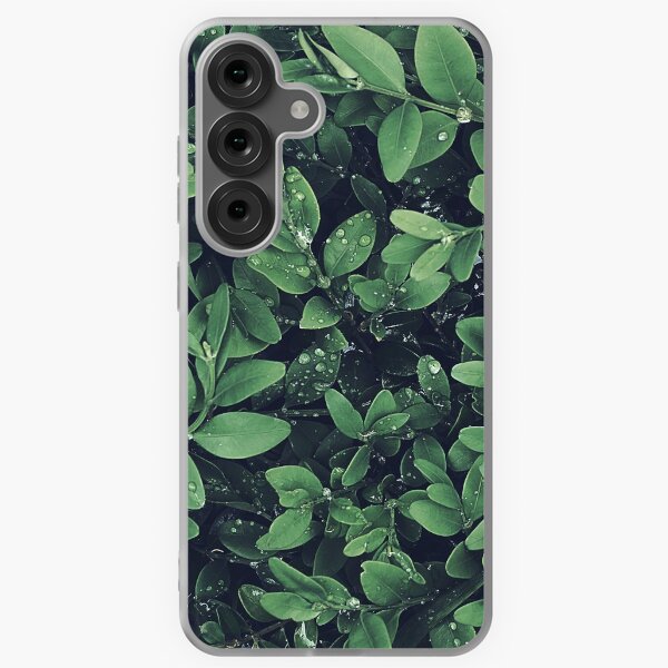 Item preview, Abstract dark green plant leaves; Samsung Galaxy Cases designed and sold by Micovic.