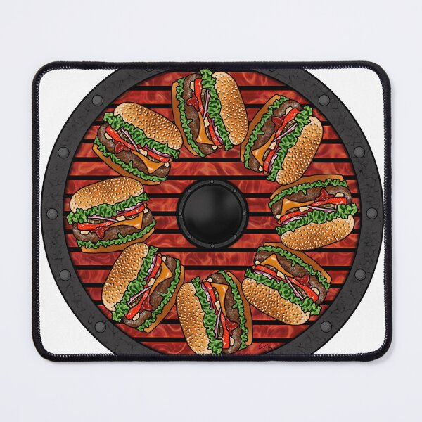 Item preview, Hamburger Shield of Deliciousness designed and sold by Longhausart.
