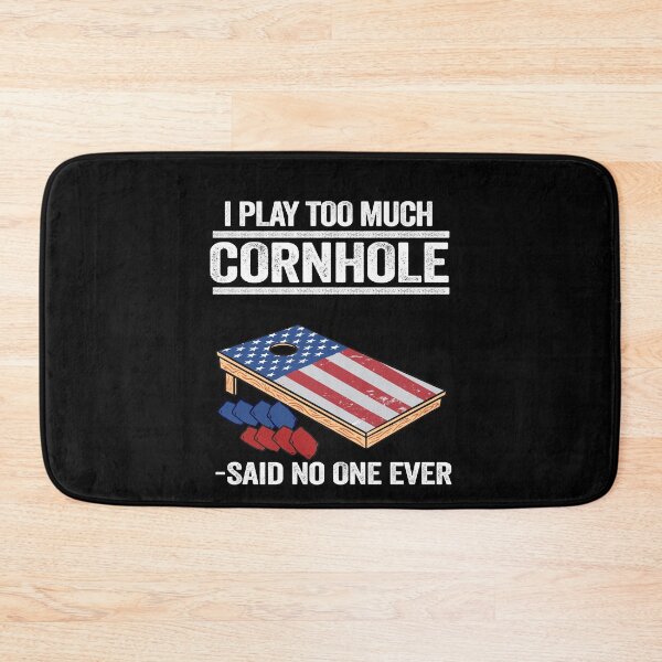 Item preview, I Play Too Much Cornhole Quote American Flag Corn Hole designed and sold by Stronzi.