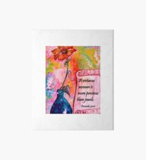 A Virtuous Woman Art Board