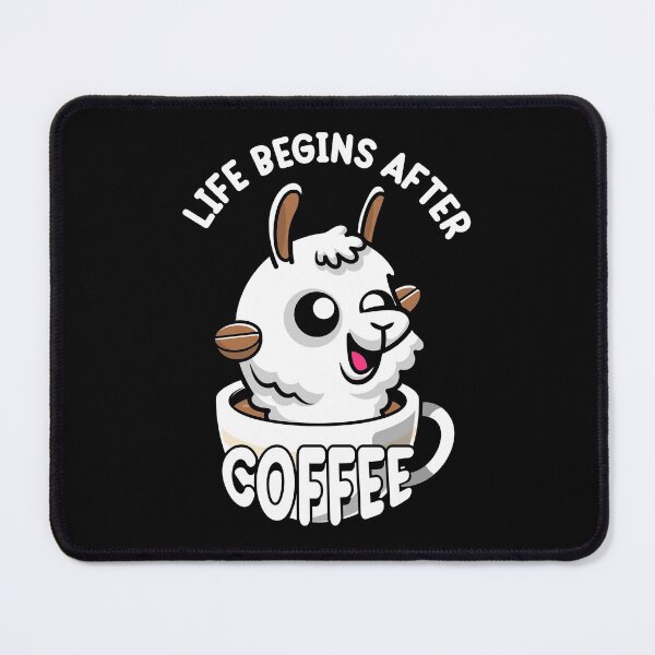 Item preview, Life begins after Coffee Alpaca coffee designed and sold by Milena-.