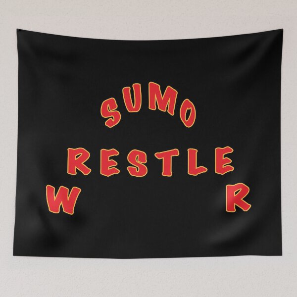 Artikelvorschau, Sumo-Ringer in Wordart geschrieben entworfen und verkauft von janraydesigns.