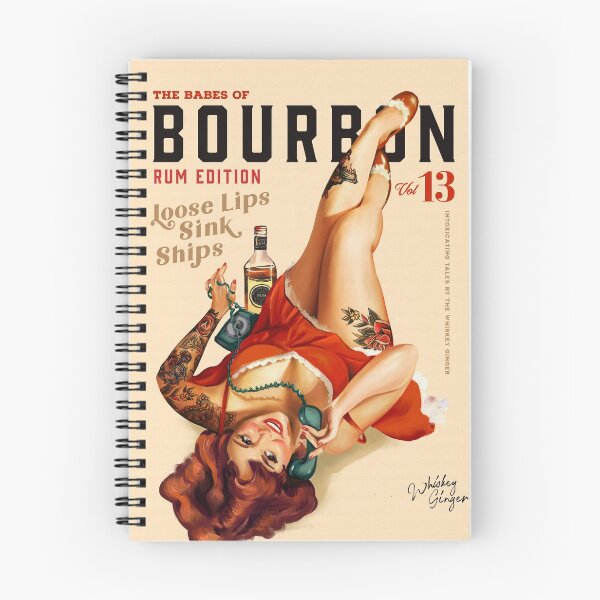 Item preview, The Babes Of Bourbon Vol. 13: Loose Lips Sink Ships designed and sold by The Whiskey Ginger Design Shop.