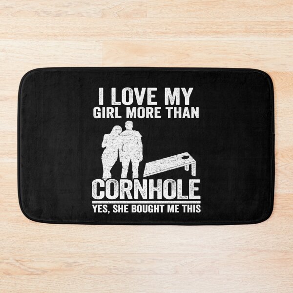 Item preview, Bean Bag Toss Jokes Mens I Love My Girl More Than Cornhole designed and sold by Stronzi.