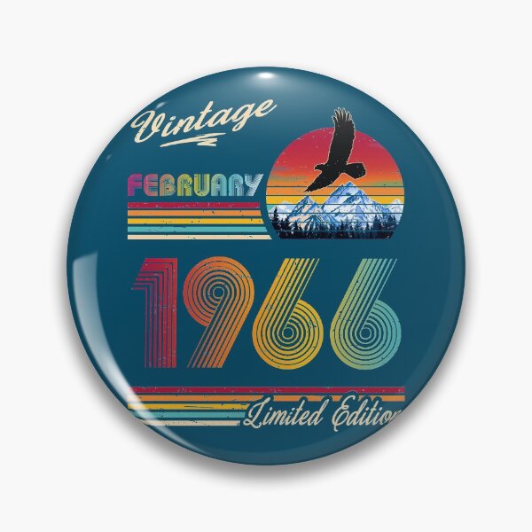 Item preview, February 1966 Birthday designed and sold by GreenSplash.