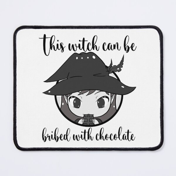 Item preview, This witch can be bribed with chocolate - Halloween black and white designed and sold by Maykede.