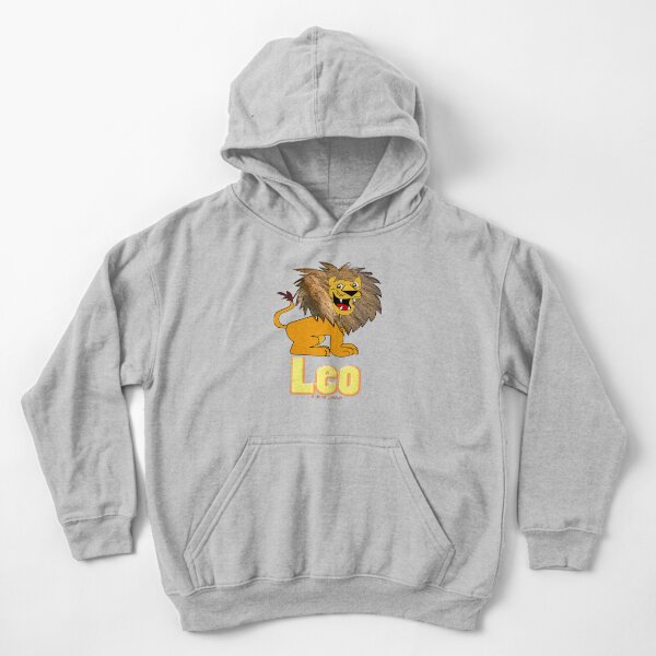 Leo Zodiac Sign Kids Pullover Hoodie
