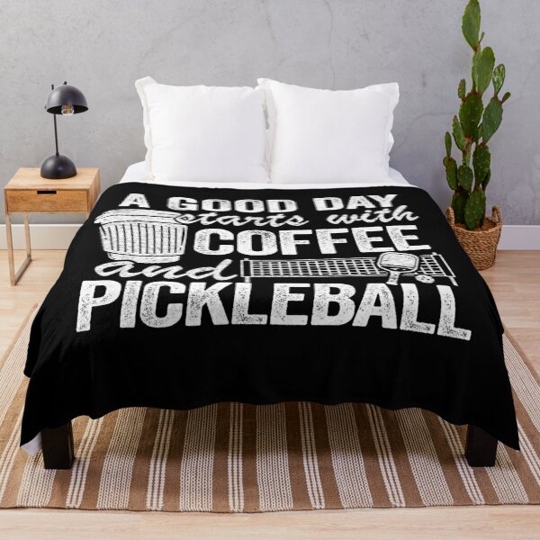 Item preview, A Good Day Starts With Coffee And Pickleball Funny Pickleball designed and sold by Stronzi.
