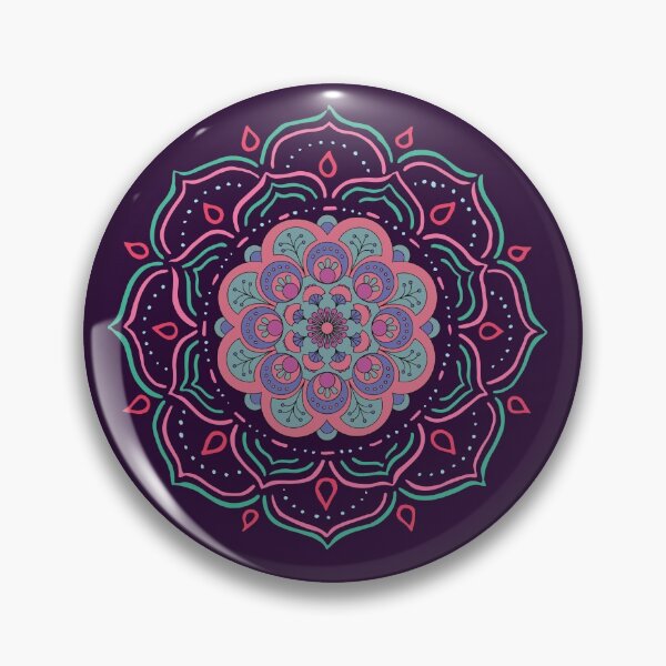 Item preview, purple mandala trendy multicolor designed and sold by cutecrazytshirt.