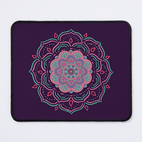 Item preview, purple mandala trendy multicolor designed and sold by cutecrazytshirt.