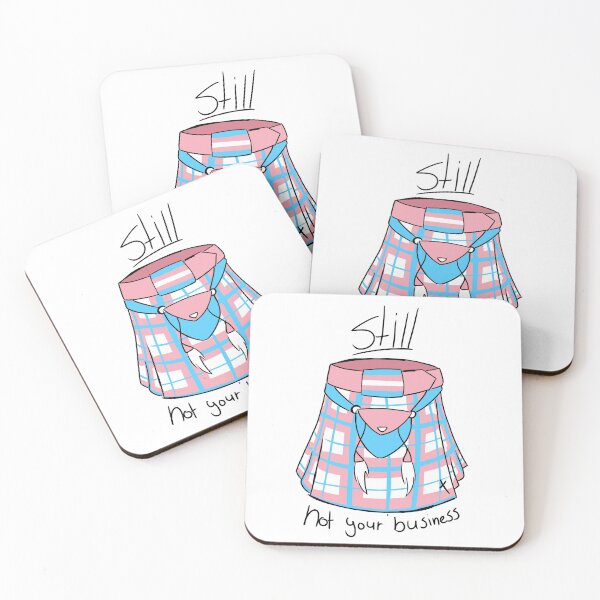 Item preview, Trans pride kilt - not your business designed and sold by Niseag.
