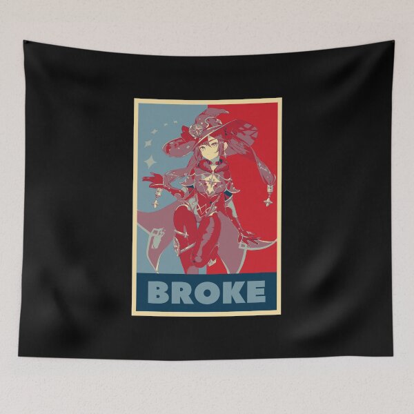 Item preview, Mona Genshin Impact Broke - Hope Style Colours designed and sold by GingerCatGifts.