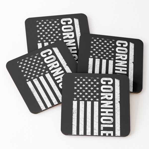 Item preview, US American Flag Corn Hole Bean Bag Toss Player Cornhole designed and sold by Stronzi.