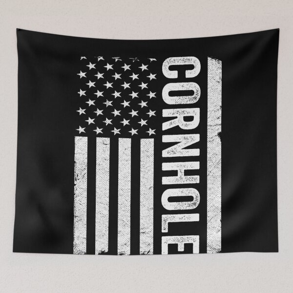 Item preview, US American Flag Corn Hole Bean Bag Toss Player Cornhole designed and sold by Stronzi.