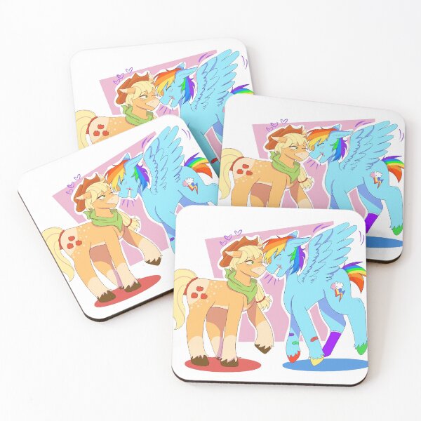 Item preview, applejack x rainbowdash  designed and sold by GingerMinger.