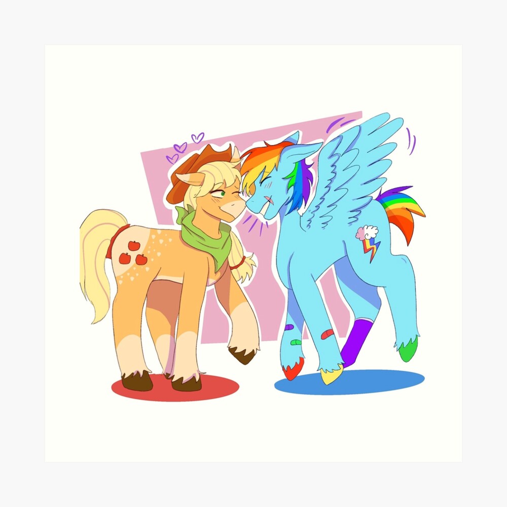 applejack x rainbowdash 