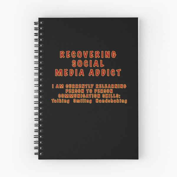 Item preview, Recovering Social Media Addict designed and sold by janraydesigns.