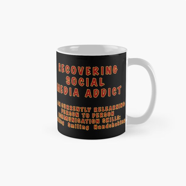 Item preview, Recovering Social Media Addict designed and sold by janraydesigns.