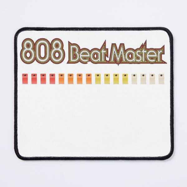 Item preview, 808 Beat Master Drum Machine simple Rythm Buttons designed and sold by Surfer Dave Designs.