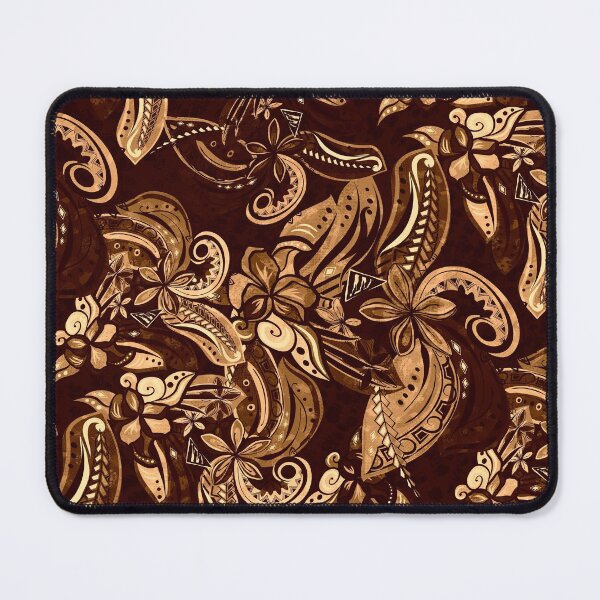 Item preview, Hawaiian Painted Golden Village Threads Tiare Print Artboard  designed and sold by sunnthreads.