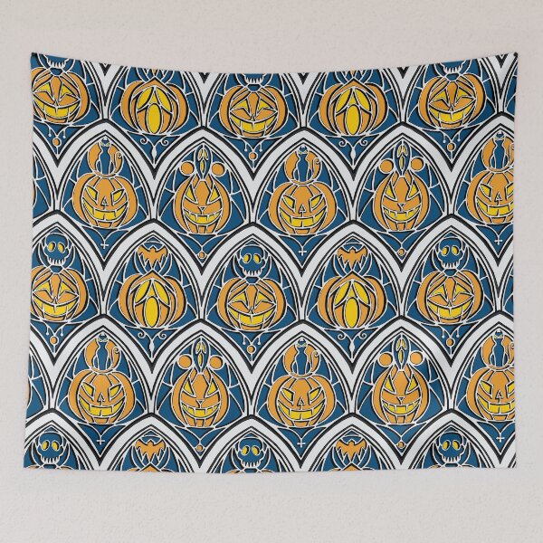 Item preview, Art Deco Gothic Pumpkins  designed and sold by E-dri @ edridesigns.