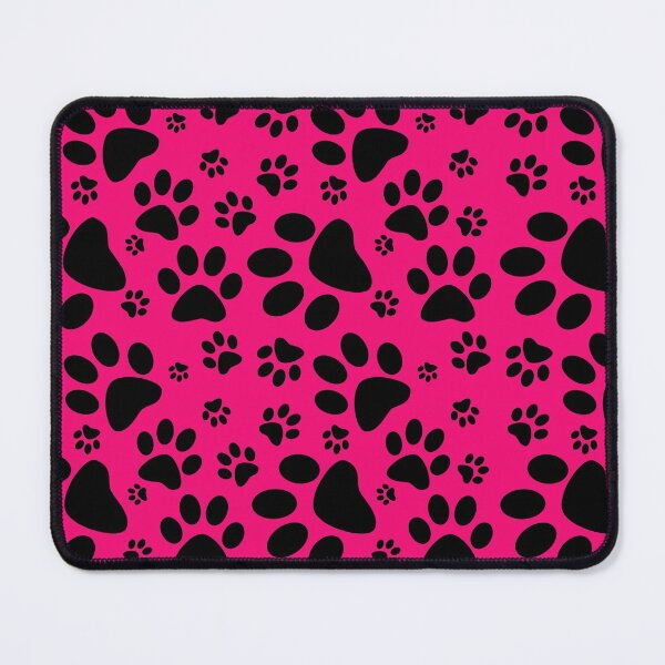 Item preview, Pink and Black Pet Paw Prints designed and sold by ironydesigns.